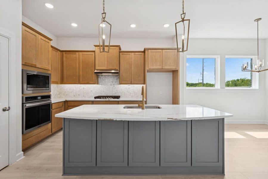 Furnished interior view inside a new home in Pomona 45' Homesites, Manvel (Image 5).