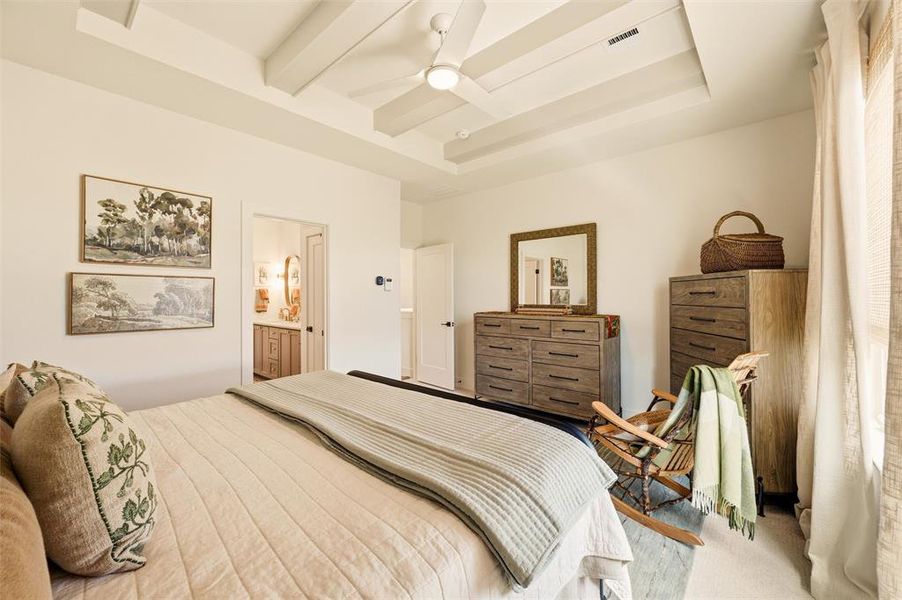 Furnished interior view inside a new home in , Aledo (Image 27).