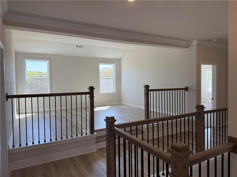 Spacious, unfurnished interior of a new home in Rosewood Lake Estates, Hoschton (Image 38). Spacious, unfurnished interior of a new home in Rosewood Lake Estates, Hoschton (Image 38).
