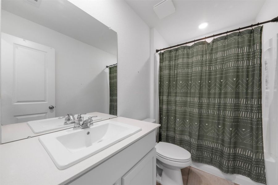 Secondary bathroom
