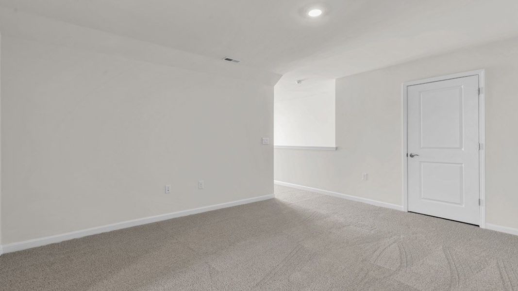 Spacious, unfurnished interior of a new home in The Villas at Kinsley, Jamestown (Image 22). Spacious, unfurnished interior of a new home in The Villas at Kinsley, Jamestown (Image 22).