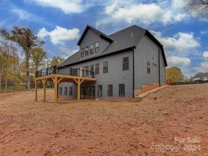 Stairs will be added to the deck