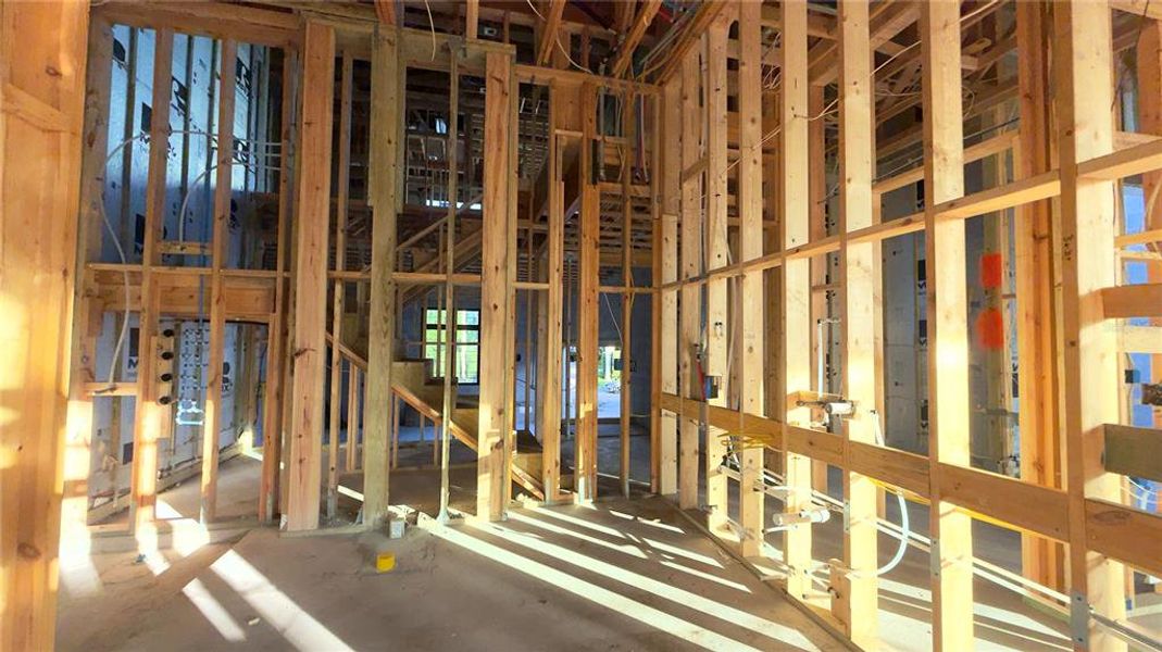 In-progress construction of a new home in , Sarasota, FL (Image 36).