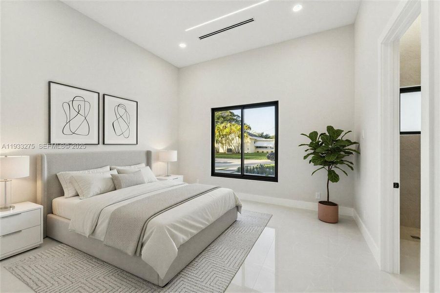 Furnished interior view inside a new home in , Deerfield Beach (Image 10).