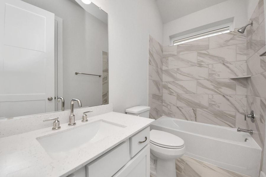 Furnished interior view inside a new home in Amira: Heritage Collection, Tomball (Image 6). Furnished interior view inside a new home in Amira: Heritage Collection, Tomball (Image 6).