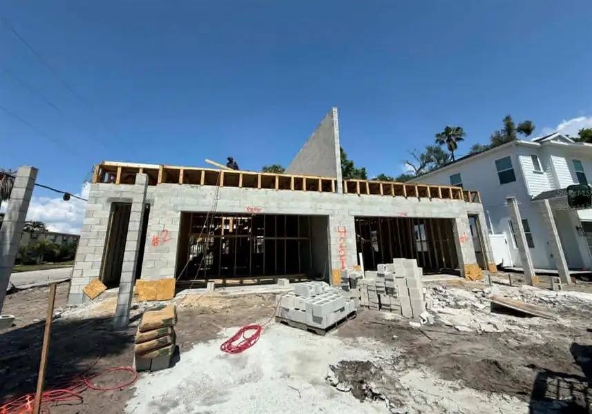 In-progress construction of a new home in , Tampa, FL (Image 14). In-progress construction of a new home in , Tampa, FL (Image 14).