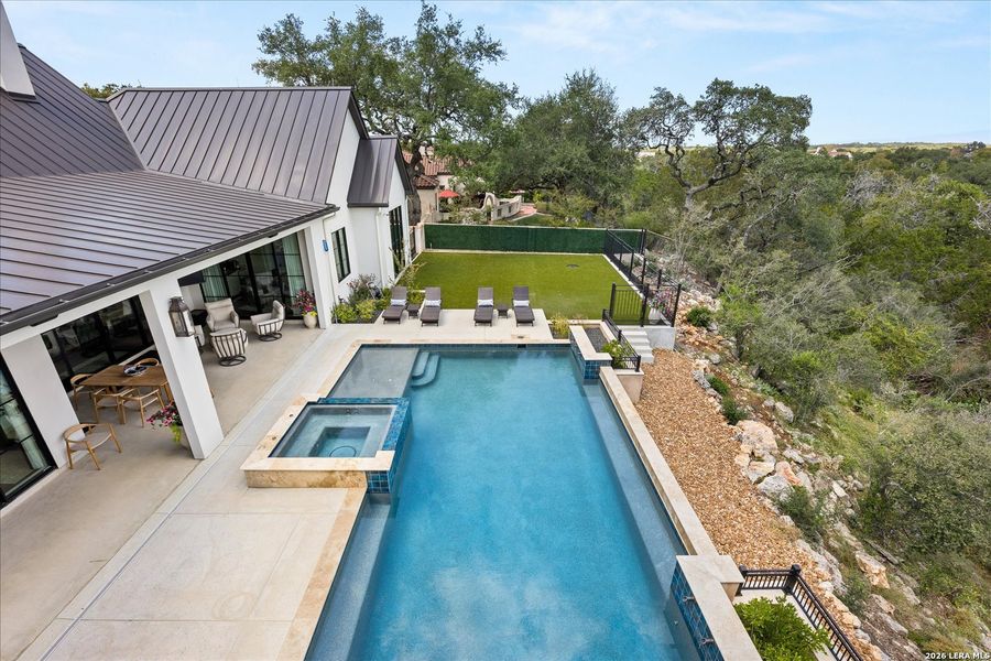 Exterior details and patio area of a home in , Fair Oaks Ranch (Image 29).