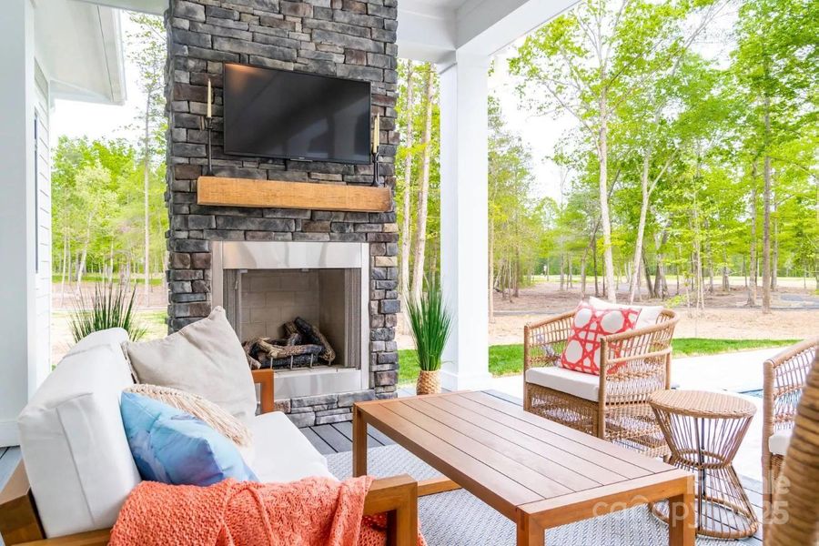 Outdoor fireplace (Representative photo)