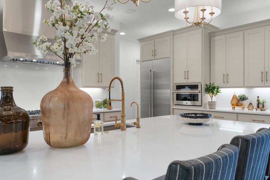 Furnished interior view inside a new home in Enchanted Bluff, Garden Ridge (Image 12).