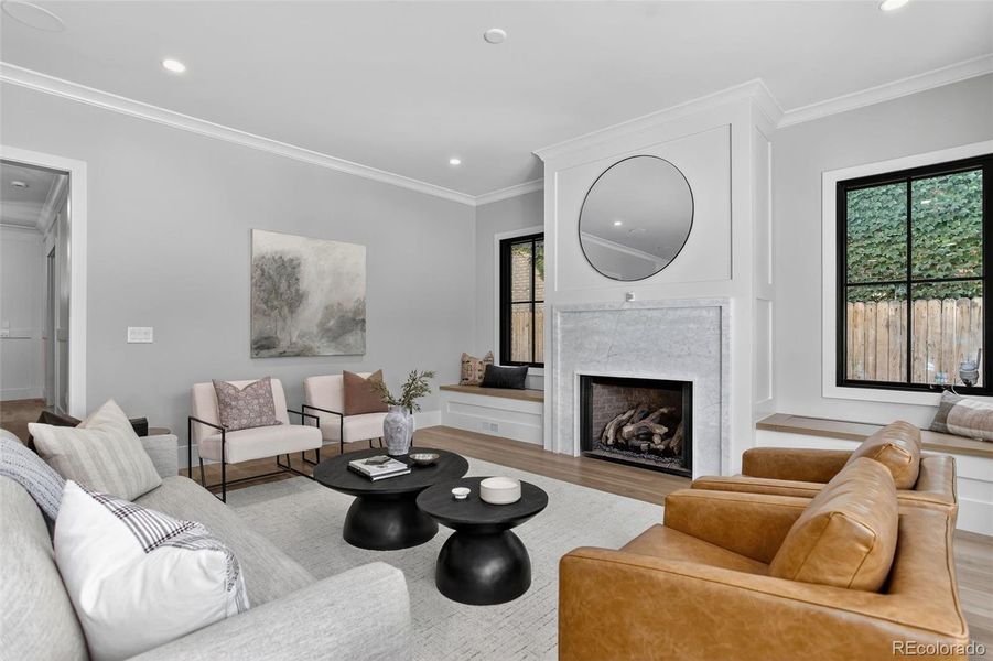 Furnished interior view inside a new home in , Denver (Image 27).