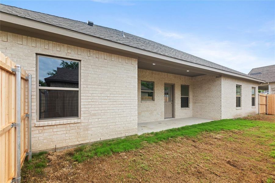 Exterior details and patio area of a home in , Tom Bean (Image 3). Exterior details and patio area of a home in , Tom Bean (Image 3).