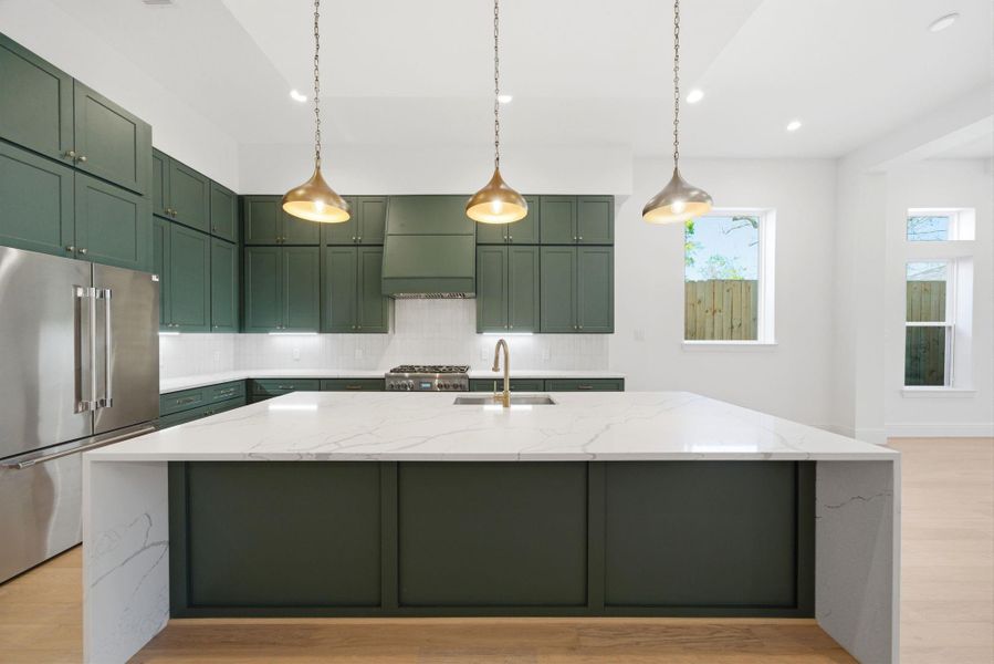 Furnished interior view inside a new home in , Houston (Image 13).