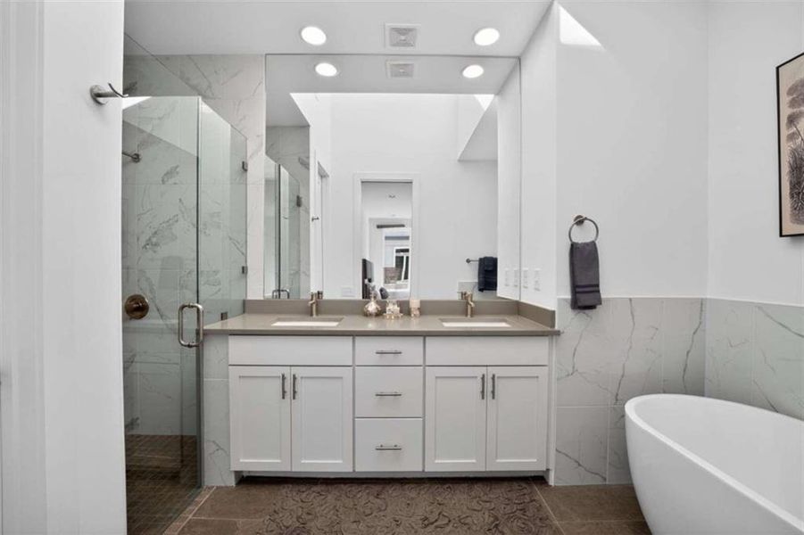 Furnished interior view inside a new home in , Atlanta (Image 31). Furnished interior view inside a new home in , Atlanta (Image 31).
