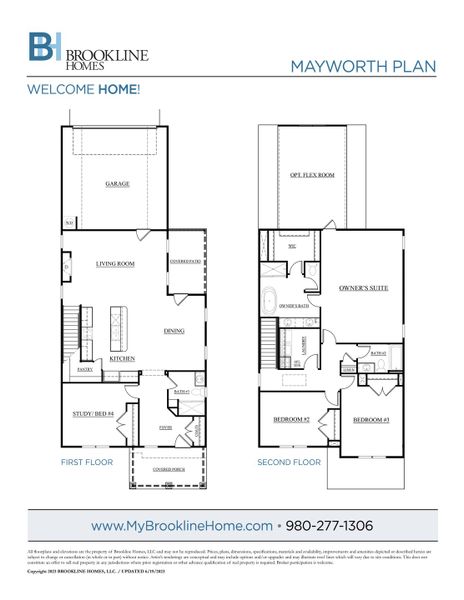 The Mayworth floorplan now available in beautiful Edgewood Preserve in Huntersville, NC.in