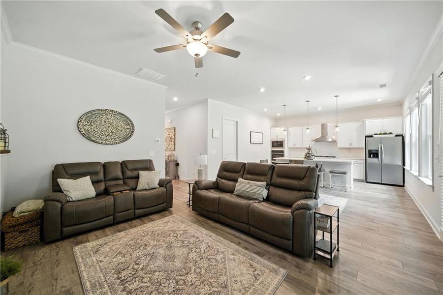 Furnished interior view inside a new home in , Ellijay (Image 8).