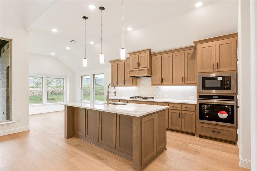 Furnished interior view inside a new home in Painted Tree Woodland District 50, McKinney (Image 11). Furnished interior view inside a new home in Painted Tree Woodland District 50, McKinney (Image 11).
