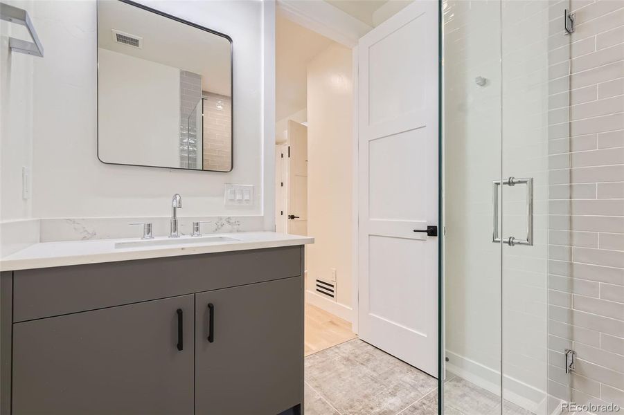 Furnished interior view inside a new home in , Denver (Image 9).