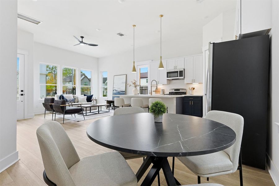 Furnished interior view inside a new home in , Houston (Image 17).
