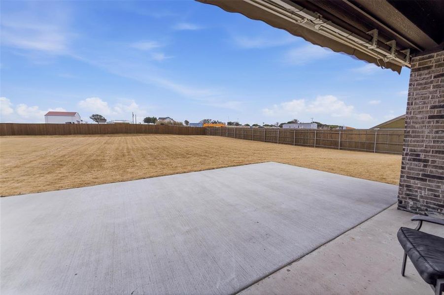 Exterior details and patio area of a home in , Godley (Image 24).