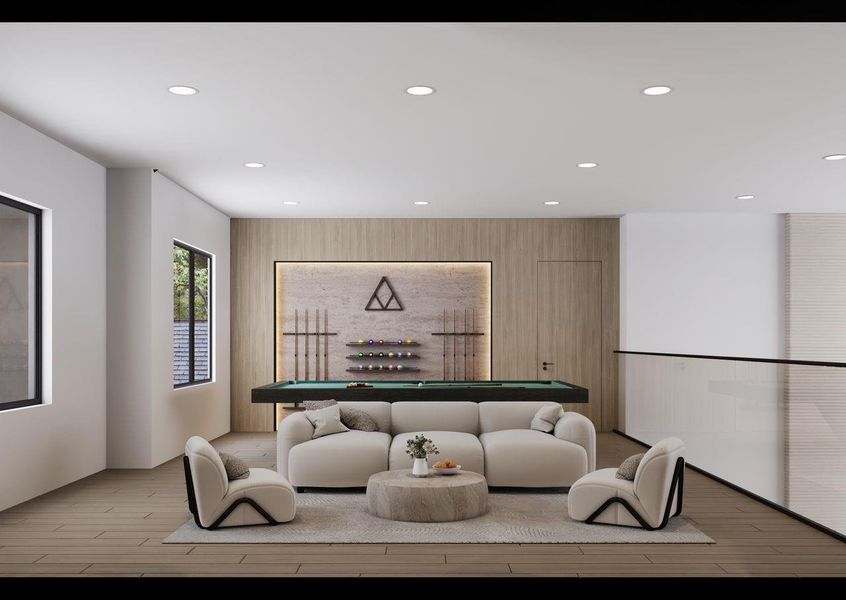 Furnished interior view inside a new home in , Spring (Image 19).