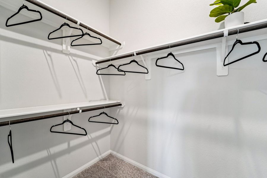 Tejas Village Model Home - Mansfield - Primary Closet