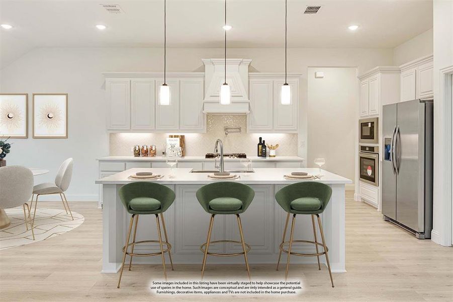 Furnished interior view inside a new home in West Crossing, Anna (Image 9). Furnished interior view inside a new home in West Crossing, Anna (Image 9).