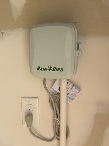 The home comes with a full yard irrigation system. The home comes with a full yard irrigation system.