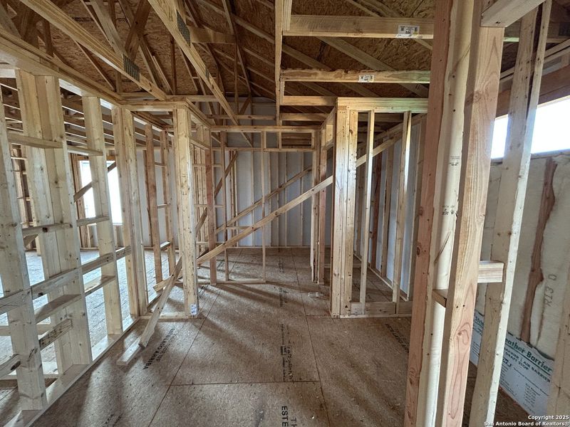 In-progress construction of a new home in Enclave at Hennersby Hollow 50's, San Antonio, TX (Image 13).