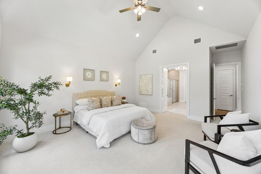 Furnished interior view inside a new home in , Houston (Image 33).