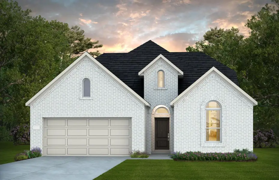 Representative exterior photo of a completed home built from the Chilton by Pulte Homes in Spring Branch Preserve, Montgomery, TX (Image 22).
