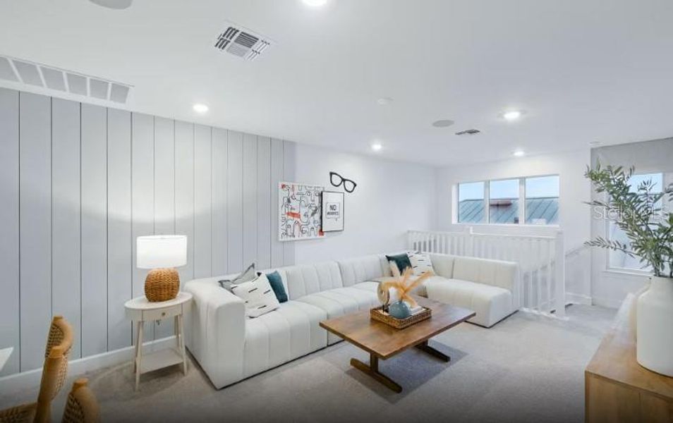 Furnished interior view inside a new home in SeaFlower, Bradenton (Image 18).