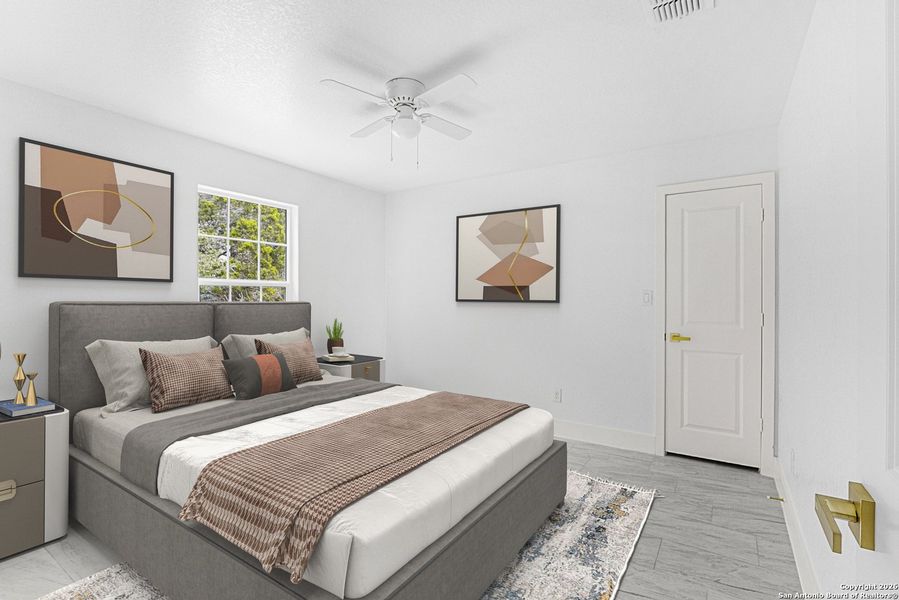 Furnished interior view inside a new home in , Spring Branch (Image 8).