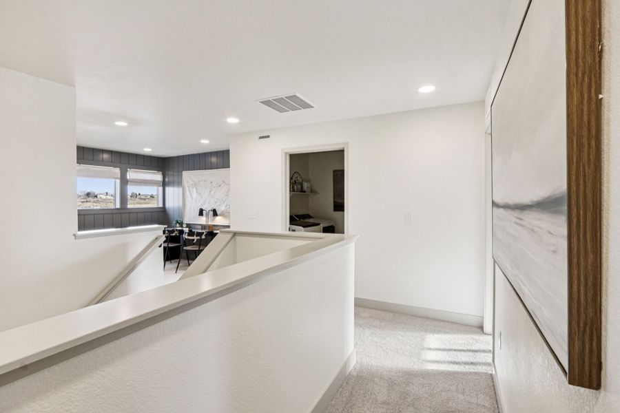 Furnished interior view inside a new home in Trailside, Timnath (Image 29).