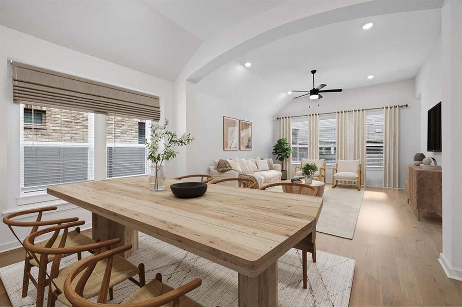 Furnished interior view inside a new home in Gateway Village - The Reserve: 45ft. lots, Denison (Image 11).