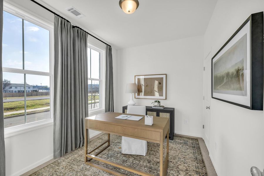 Furnished interior view inside a new home in BelleWether, Chattanooga (Image 16). Furnished interior view inside a new home in BelleWether, Chattanooga (Image 16).