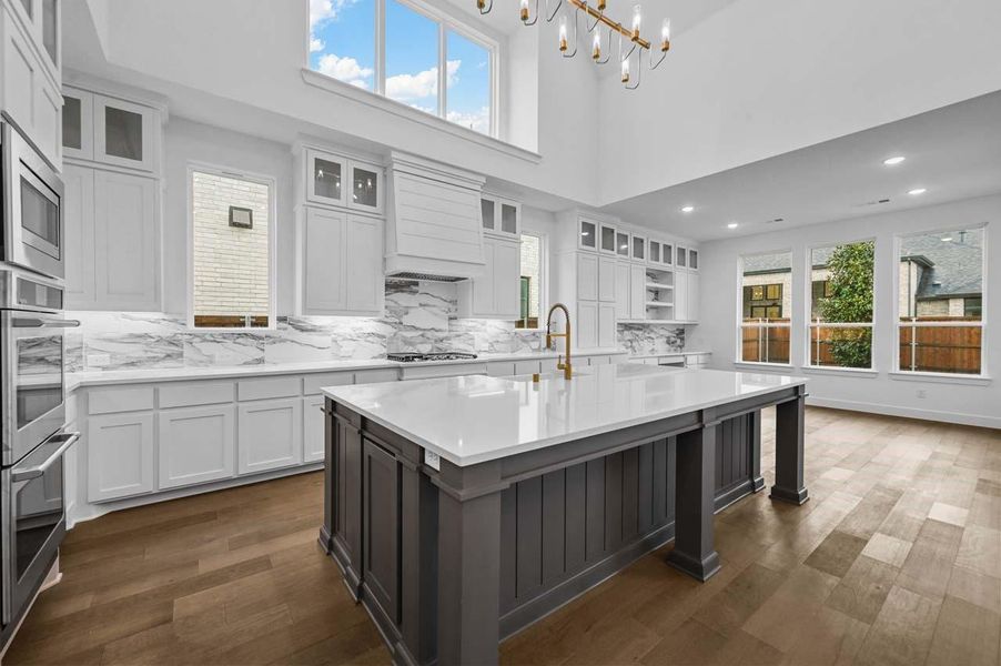 Furnished interior view inside a new home in Elyson: 80ft. lots, Katy (Image 8). Furnished interior view inside a new home in Elyson: 80ft. lots, Katy (Image 8).