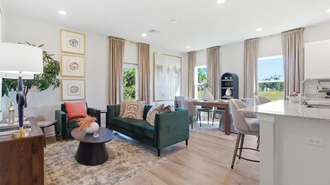 Furnished interior view inside a new home in Abilene Acres, Tallahassee (Image 8).