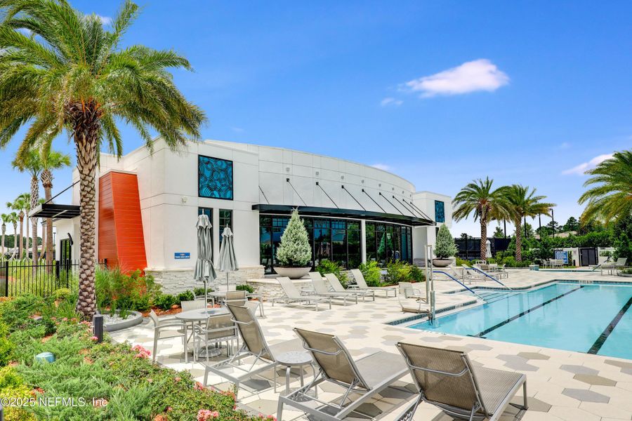 Front exterior of a new home in , Jacksonville, FL, highlighting curb appeal (Image 27).