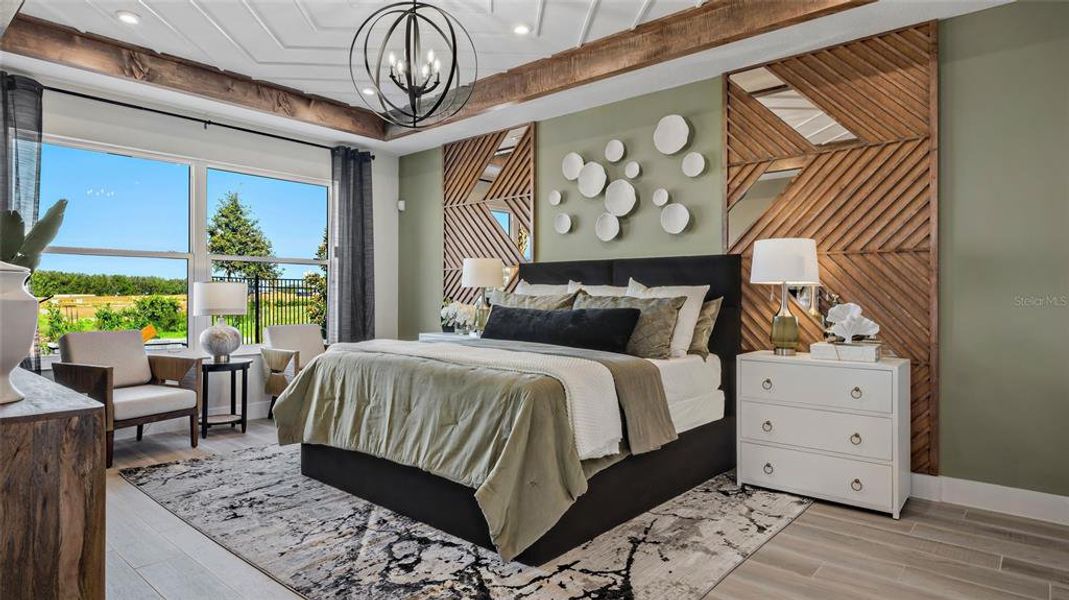 Furnished interior view inside a new home in Cresswind at Lake Harris, Tavares (Image 11).