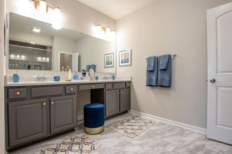 Representative furnished interior of a home built from the Brodrick by True Homes in Heritage Hall, Statesville (Image 22).
