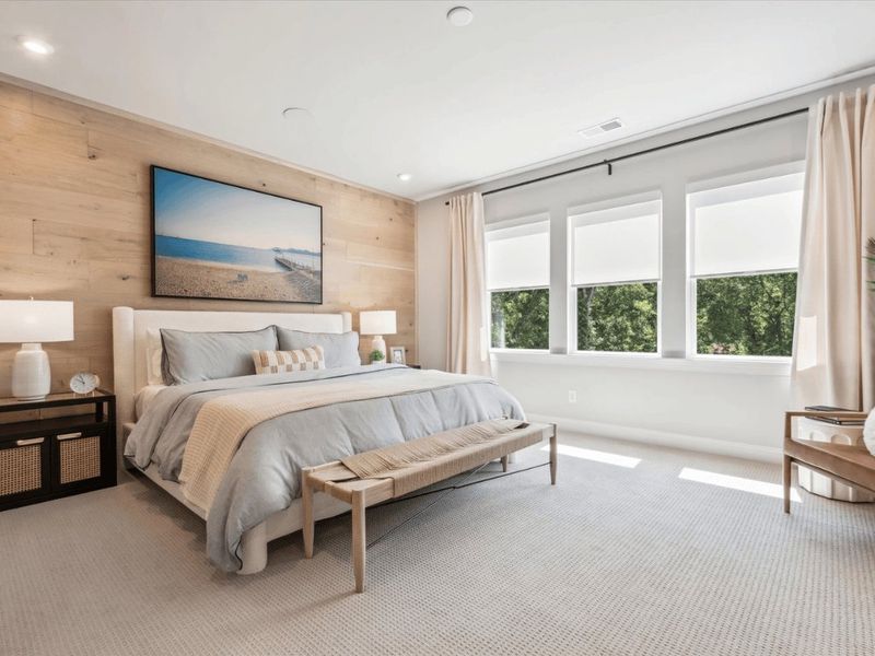 Furnished interior view inside a new home in Bellflower, Charlotte (Image 9).