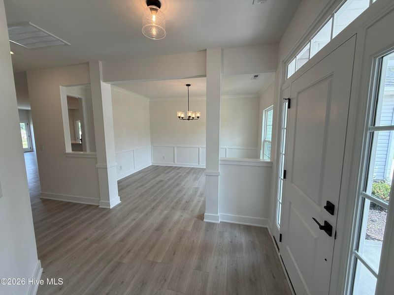 Spacious, unfurnished interior of a new home in Wood Creek Landing, Leland (Image 21). Spacious, unfurnished interior of a new home in Wood Creek Landing, Leland (Image 21).
