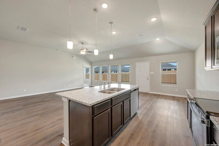 Furnished interior view inside a new home in Greenspoint Heights, Seguin (Image 5).