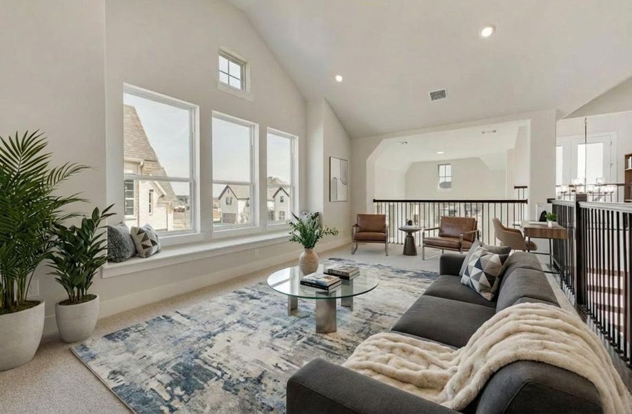Furnished interior view inside a new home in Somerset Park, Rockwall (Image 16). Furnished interior view inside a new home in Somerset Park, Rockwall (Image 16).