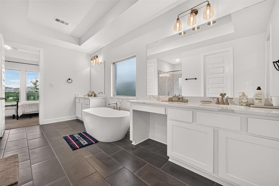 Furnished interior view inside a new home in , Brookshire (Image 8).