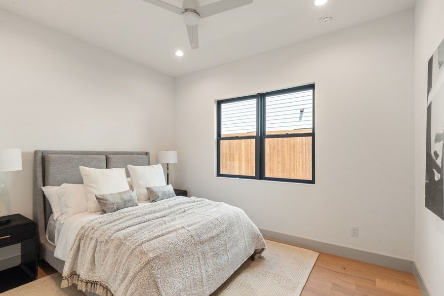 Furnished interior view inside a new home in , Dallas (Image 17).