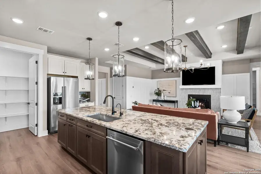 Furnished interior view inside a new home in Del Webb New Braunfels at Veramendi, New Braunfels (Image 11).