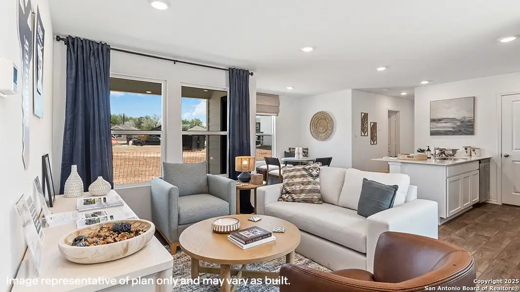 Furnished interior view inside a new home in Sonora, San Antonio (Image 12).