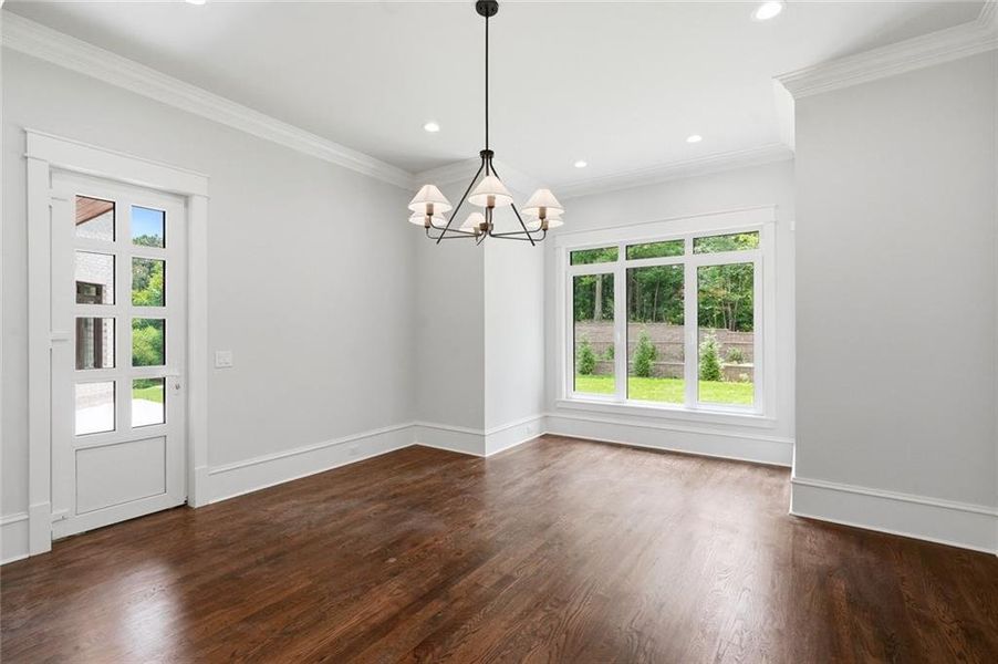Spacious, unfurnished interior of a new home in , Roswell (Image 40).