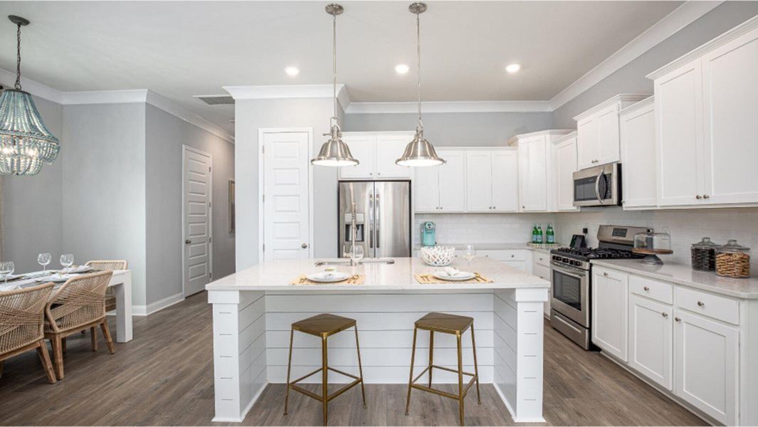 Furnished interior view inside a new home in Heron's Walk at Summers Corner, Summerville (Image 7).